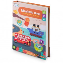 Książka magnetyczna puzzle Pojazdy RK-770 