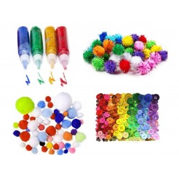 Kreatywny, plastyczny, duży zestaw dla dzieci, Rękodzieło