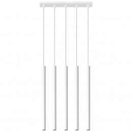 Lampa wisząca PASTELO 5 biała