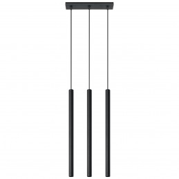 Lampa wisząca PASTELO 3 czarna