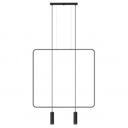 Lampa wisząca RANA 2 czarna