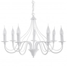 Żyrandol MINERWA 7 biały