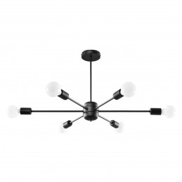 Żyrandol LANGO 6 czarny