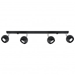 Plafon OCULARE 4L czarny