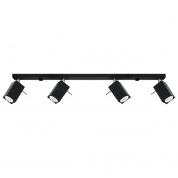 Plafon MERIDA 4L czarny