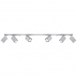 Plafon MERIDA 6L szary