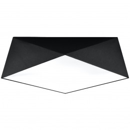 Plafon HEXA 45 czarny