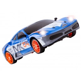 Samochód Do Driftu, Auto RC Drift 1:24 2,4 GHz 4WD NIEBIESKIE FERRARI
