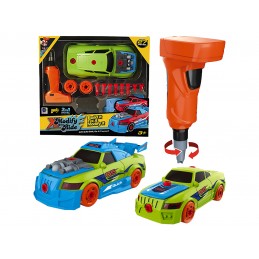 Sportowy Samochód Auto do rozkręcania i skręcania 2w1 TUNING + Wkrętarka