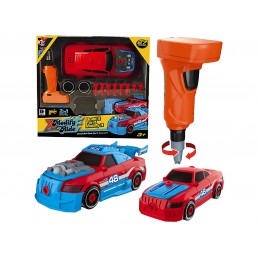 Sportowy Samochód do rozkręcania i skręcania 2w1 TUNING + Wkrętarka