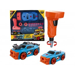 Sportowy Samochód do rozkręcania i skręcania 2w1 TUNING + Wkrętarka
