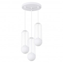 Lampa wisząca BRINA 3P biała