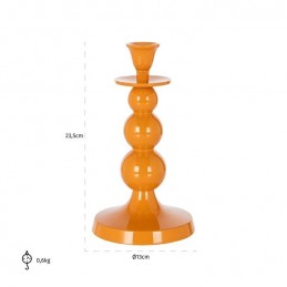 RICHMOND świecznik RYAN pomarańczowy
