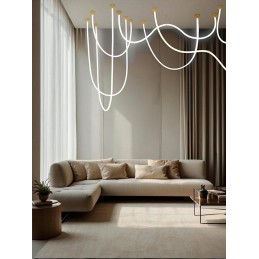 MOOSEE lampa wisząca LASSO 300 Smart      złota