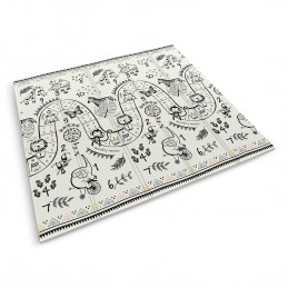  Mata piankowa edukacyjna składana 200 x 180 x 1 cm Nukido NK-340 ocean-safari