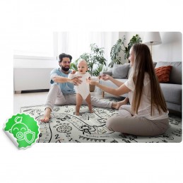  Mata piankowa edukacyjna składana 200 x 180 x 1 cm Nukido NK-340 ocean-safari