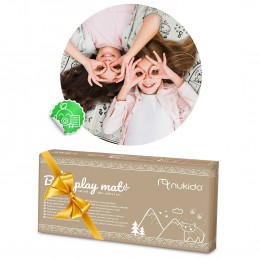  Mata piankowa edukacyjna składana 200 x 180 x 1 cm Nukido NK-340 ocean-safari