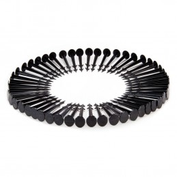 Agrowłóknina ogrodowa 1 m x 75 m + 100 szpilek Plonos - czarna