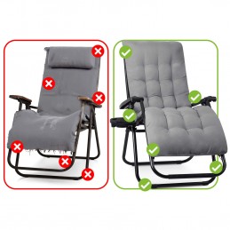 Leżak ogrodowy składany z poduszką Sofotel ChillWell