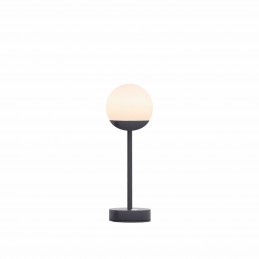 NEW GARDEN lampa stołowa NORAI SLIM 35 BATTERY space grey