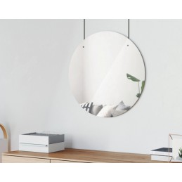 UMBRA lustro ścienne EXHIBIT czarne