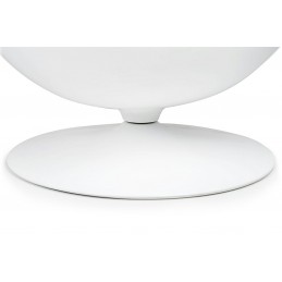 Fotel OVALIA biało-niebieski - włókno szklane