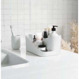 UMBRA organizer kosmetyków GLAM biało-szary