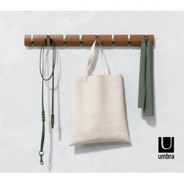 UMBRA wieszak ścienny FLIP 8 brązowy