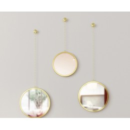 UMBRA lustra DIMA ROUND złote