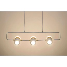 Lampa wisząca BLINK 3 biała - LED, metal