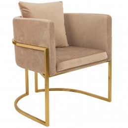 Fotel CHLOE VELVET khaki