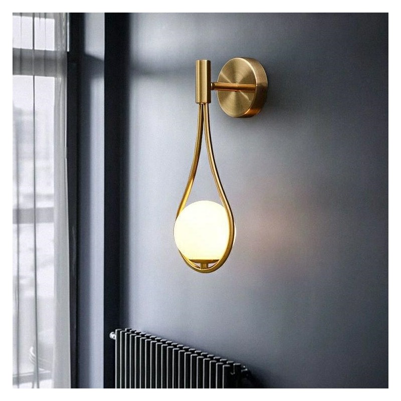 MOOSEE lampa ścienna ROMA złota