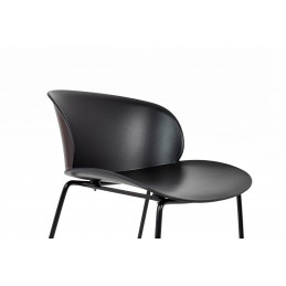 Krzesło barowe ALTO 66 czarne