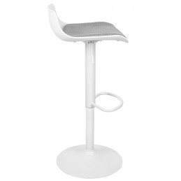 Krzesło barowe SNAP BAR TAP regulowane białe