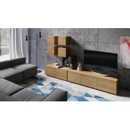 Meblościanka CALABRIA 12 dąb złoty