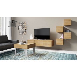 Meblościanka CALABRIA 16 dąb złoty