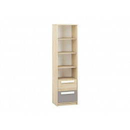 Regał DRIP DP05 55 buk fjord / biały / szara platyna