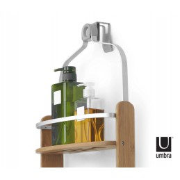 UMBRA półka prysznicowa BARREL naturalna