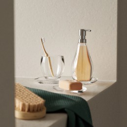 UMBRA kubek łazienkowy DROPLET przezroczysty