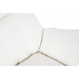 Fotel bujany OTILIA TEDDY biały