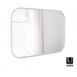 UMBRA lustro prostokątne HUB 61 x 91 cm białe