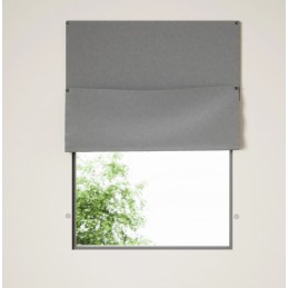 UMBRA panel zaciemniający NIGHTFALL 142 - 122 cm ciemno szary