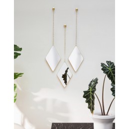 UMBRA lustra DIMA DIAMOND złote