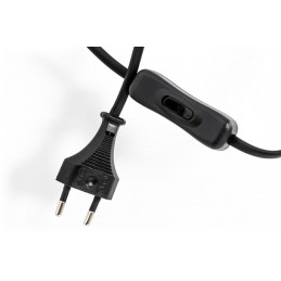 Lampa ścienna RIFLE czarna - włókno węglowe, metal