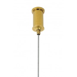 Lampa wisząca RING 100 złota - LED, stal