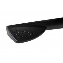 Fotel biurowy LOUNGE BUSINESS czarny - sklejka orzech, skóra naturalna, stal polerowana