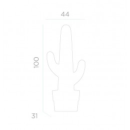 NEW GARDEN lampa ogrodowa KAKTUS CABLE biała