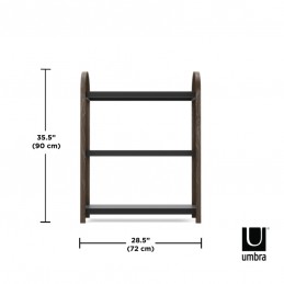 UMBRA pięciopozimowa półka BELLWOOD  czarny orzech