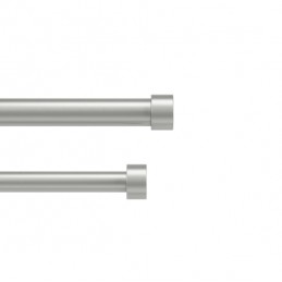 UMBRA podwójny karnisz CAPPA  305 - 457 cm srebrny