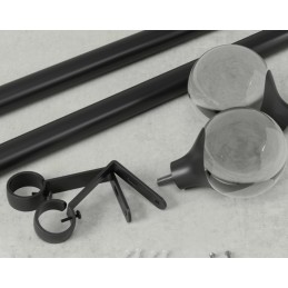 UMBRA rozszerzany karnisz ORBA 92 - 183 cm matowa czerń